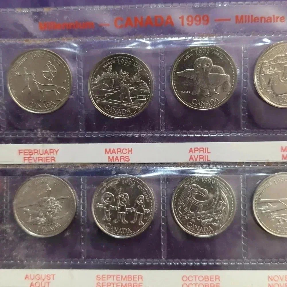 Commemorative Set of Quarters from 1999 - Picture 2 of 4